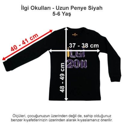 İlgi Okulları - Uzun Penye Siyah 5-6