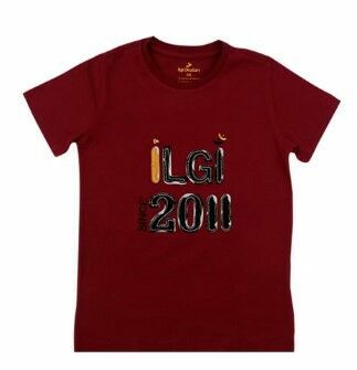 İlgi Okulları - Kısa Penye Bordo XL Beden