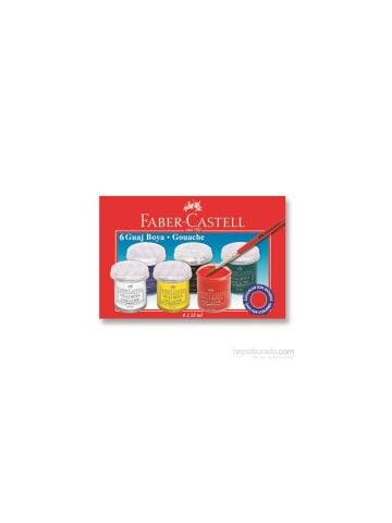 Faber-Castell Faber Castell Guaj Boya 15 ml 6 Renk
