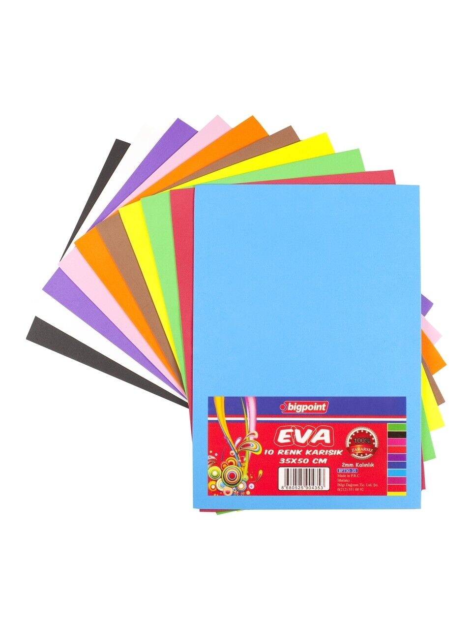Eva 35X50 10 Renk Karısık