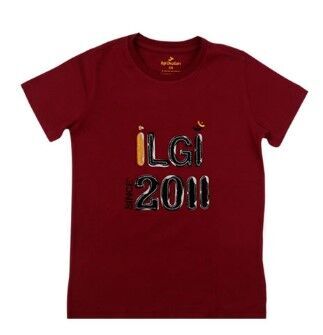 Basic Tişört Penye Bordo